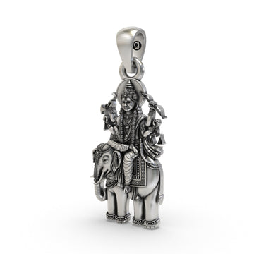 925 Silver Brihaspati Pendant | Guru Graha Devta Jewelry for Wisdom & Fortune | Spiritual Planetary Pendant for Astrology & Pooja