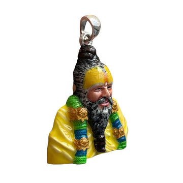 925 Silver Premanand Govind Sharan Pendant