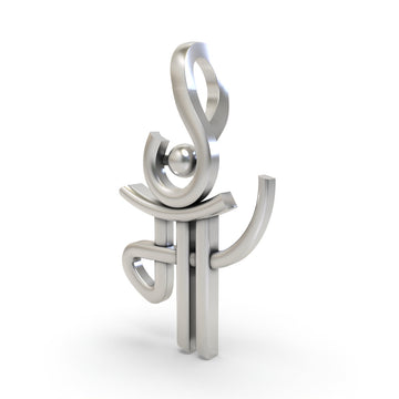 Silver Maa pendant